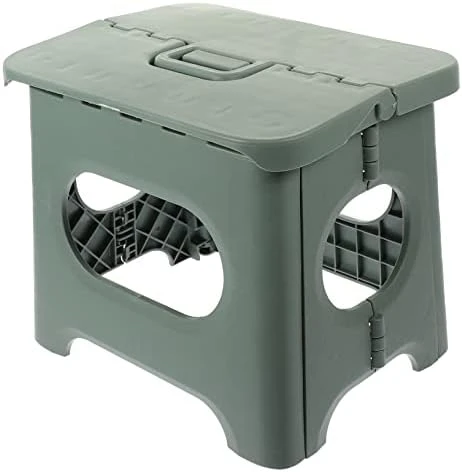 Garneck Folding Chairs Folding Foot Stool Step Stool For Kids Collapsable Stool Collapsible Footstool Garden Stool Small Folding Portable Plastic Stool Foldable Fishing Stool Kids Stool - Image 6