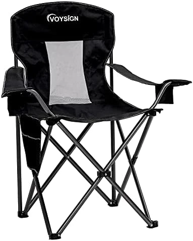 VOYSIGN Mesh Folding Camping Chairs For Adults - Image 5
