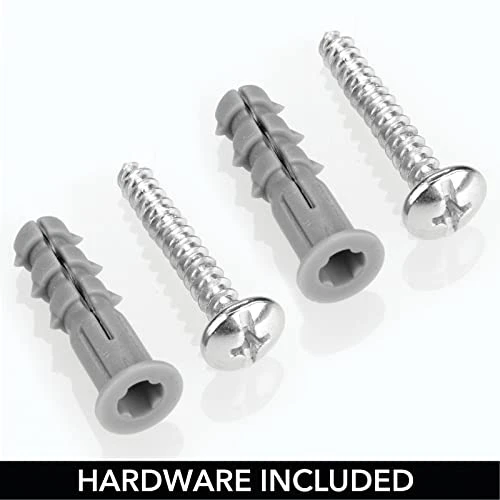 MDesign Steel Wall Mount Towel Rack Holder Organizer With Basket Shelf Storage For Bathroom, Kitchen, Laundry Room - Holds Towels, Washcloths, Hand Towels - Concerto Collection - Chrome - Image 4