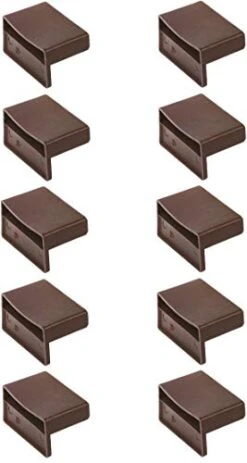 Cyclingcolors 10x Bed Slat Holders 53mm 55mm Cap Universal Brown Plastic Side Slats Replacement End Caps