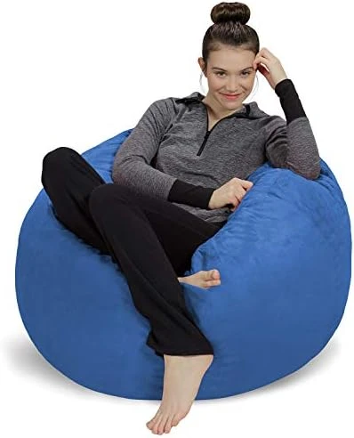 Sofa Sack Foam Filling Bean Bag Refill For Bean Bags, Loungers, And Pool Floats, 100L, White With EZ-Pour Zipper Spout - Image 11