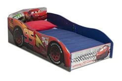 Delta Children Wood Toddler Bed - Greenguard Gold Certified, Disney/Pixar Cars