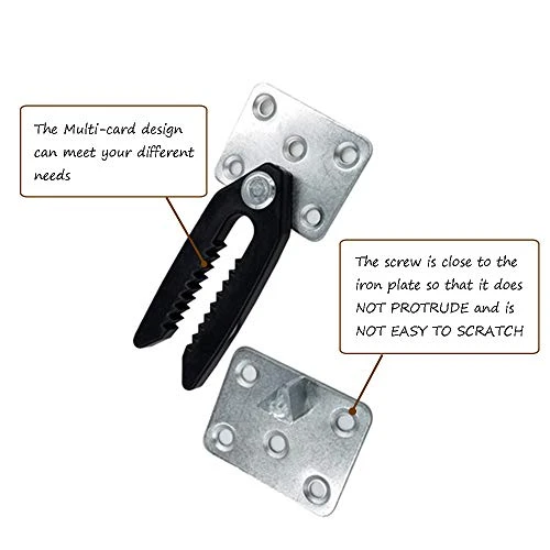 HOWDIA Sectional Couch Connectors, Sofa Alligator Clamps Joint Clip For Modular Couch Furniture Metal And Plastic 2 Pcs - Image 3