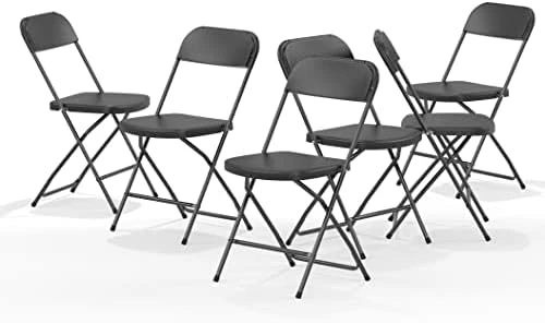 Nazhura Foldable Folding Chairs Plastic Outdoor/Indoor 650LB Weight Limit (White, 8 Pack) - Image 15