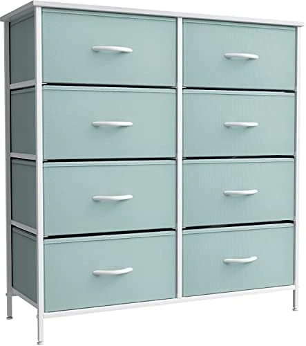 Sorbus Kids Dresser With 8 Drawers - Storage Unit Organizer Chest For Clothes - Bedroom, Kids Room, Nursery, & Closet (Pink, 31.5 X 12 X 32-8 Drawer) - Image 5