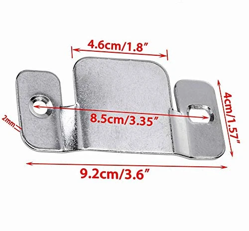 Hoowen Universal Metal Sectional Sofa Interlocking Furniture Connector Fastener Bracket With Screws, Pack Of 8 - Image 2