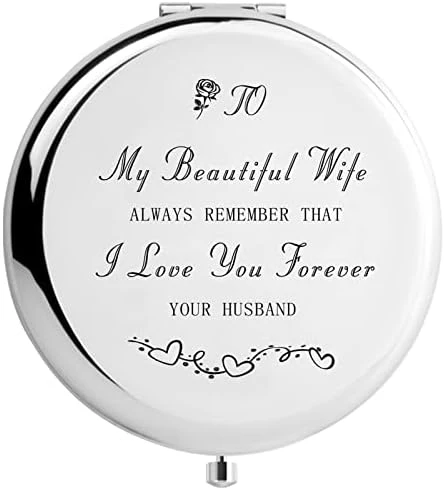 Gifts For Women Meaningful Makeup Mirror, I Love You Travel Mirror - Image 9