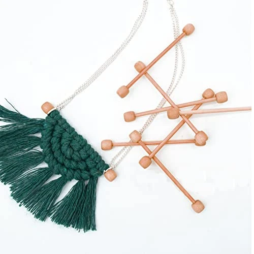 Jeanoko Mini Wood Tapestry Hanging Rods, 20pcs Mini Tapestry Wooden Sticks Walnut Widely Used Prominent Edge Design For Wedding Props - Image 3