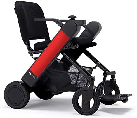 WHILL Model F Power Chair - Convenience And Performance - With Foldable Design, Smart Technology, And Remote Control Via App - A Perfect Mobility Solution For Adults And Elderly. - Black (One Size) - Image 8