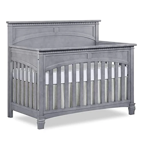 Evolur Santa Fe 5-in-1 Convertible Crib, Storm Grey - Image 2