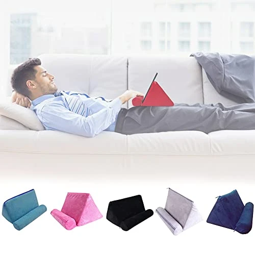 WYKDD Portable Rest Mobilephone Bed Cushion Support Office Home Tablet Holder Foldable Sponge Car Pillow Stand Book Reading ( Color : D ) - Image 3