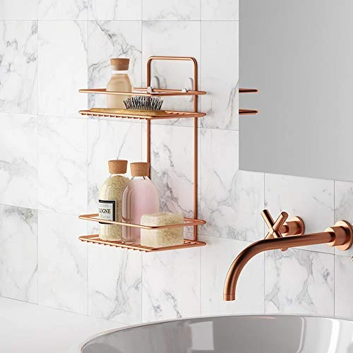 Metaltex Reflex Assorted Shelves Shelf 2 Heights 2 Pisos Copper - Image 3