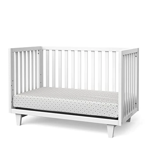 Child Craft Tremont 3 Piece Baby Nursery Set With 4 In 1 Convertible Crib, Changing Table Dresser And Chest (Matte White) - Image 4