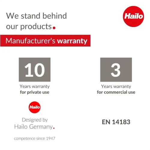 Hailo K30-Model 330-Pound Capacity Aluminum Step Stool, 2-Step - Image 4