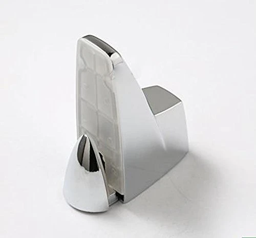 XVL 14-Inch Bathroom Glass Shelf, Chrome GS3004B - Image 6