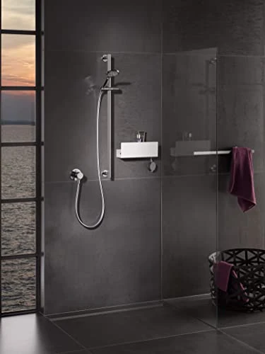 Keuco Wall Mounted Shwoer Shelf - Matte White - 24952510000 - Image 4