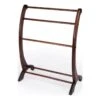 BOWERY HILL Transitional Plantation Cherry Finish Blanket Stand