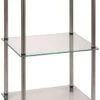 Convenience Concepts Designs2Go Classic Glass Tall 3 Tier End Table, Glass