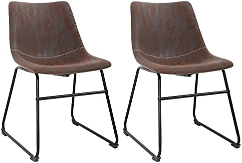 FDW Fashion Barstools,Bar Stools Set Of 2 Bar Stool Counter Height Bar Stools Chairs Kitchen Stools With Back Island Chairs For Kitchen/Dining Room,Brown (37Inch) - Image 6