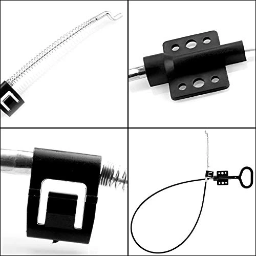 STARVAST Sofa Recliner Cables, 3 Pcs D-Ring Recliner Release Cables Couch Recliner Replacement Part Pull Handle Cable, Hook Exposed Cable Length (4.75") Total Length 36.5 Inch - Image 4