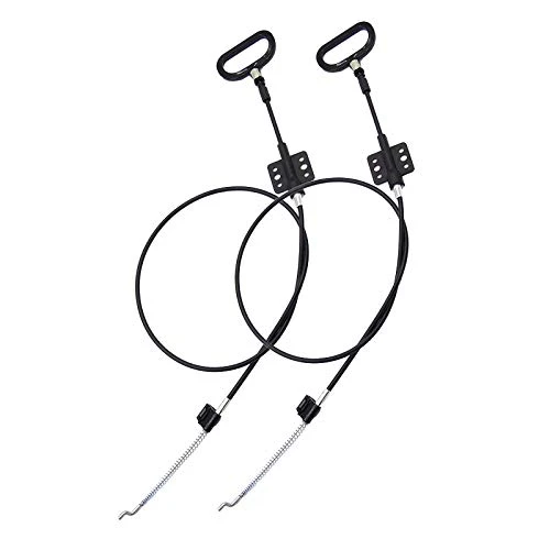 2 Pieces Recliner Release Cable Replacement D-Ring Pull Handle, Exposed Length 4.75" With S Tip