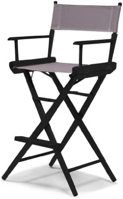 Telescope Casual World Famous Bar Height Director Chair, Forest Green With Walnut Frame - Image 2