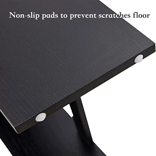 ME2 Bathroom Over The Toilet Storage Cabinet, 77'' Taller Bathroom Organizer Shelf Space-Saving Collect Cabinet With Shelves And Double Doors, Black - Image 5