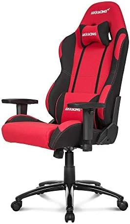 AKRacing Core Series EX-Wide Gaming Chair With Wide Seat, High And Wide Backrest, Recliner, Swivel, Tilt, Rocker And Seat Height Adjustment Mechanisms With 5/10 Warranty - Red/Black - Image 8