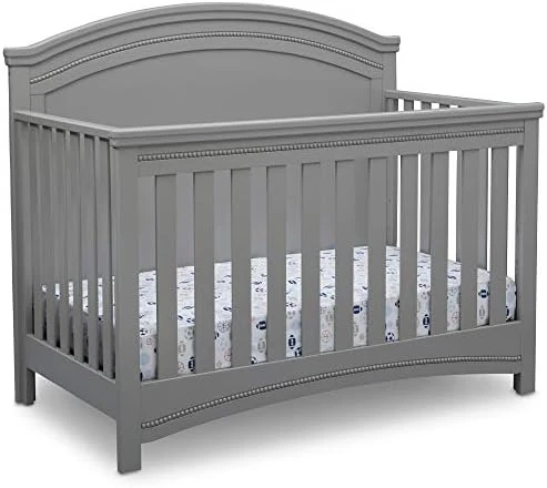Delta Children Simmons Kids SlumberTime Emma Convertible Crib N More, Grey - Image 9