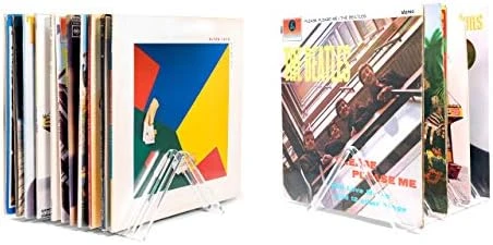 Hudson Hi-Fi Vyramid® Vinyl Record Storage Record Holder For Albums - Vinyl Organizer Record Album Storage Fits 7" 10" 12" Discs 45 78 RPM - Acrylic Vinyl Storage Rack Holds 22LPs - One Pack - Image 10