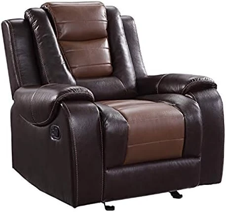 Lexicon Matteo Glider Reclining Chair, Two-Tone Brown - Image 9