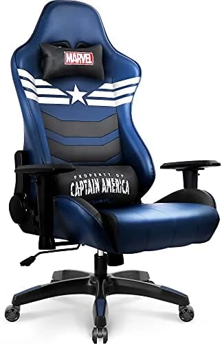 Marvel Avengers Gaming Chair Desk Office Computer Racing Chairs - Adults Gamer Ergonomic Game Reclining High Back Support Racer Leather (Spider-Man) - Image 6