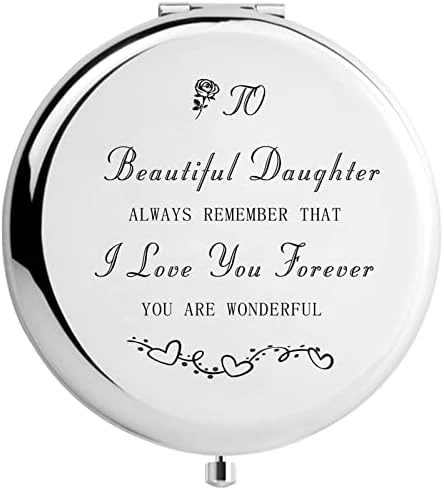 Gifts For Women Meaningful Makeup Mirror, I Love You Travel Mirror - Image 8