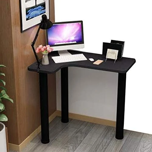 HXXXIN Metal Table Leg Desk, Heavy Duty Table Leg Triangle, Office Combination Computer Desk DIY Furniture, Without Chair - Image 12