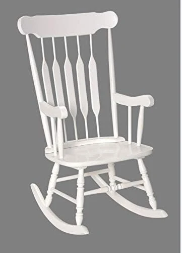 Gift Mark Rocking Chairs - Classic Wooden Rocker - Comfort Fitted Design Perfect For Living Rooms, Bedrooms, Nurserys, And More - Classic Vintage Style Chairs (Natural Wood) - Image 7