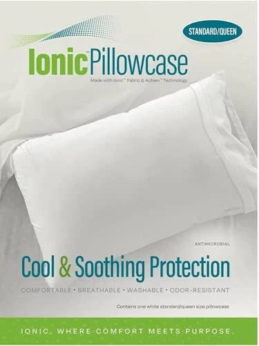 Ionic Fabric Antimicrobial Pillowcase, USA, With Acteev Active Zinc Ion Protection Technology (Travel) - Image 5