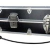 C&N Footlockers College Dorm Room Under Bed - The Slim Lockable Trunk - 32 X 18 X 8.25 Inches (With Cable Lock)