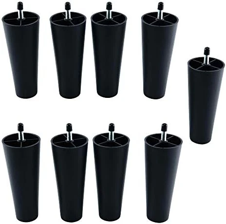 Nutan, 5” Square Plastic Legs, Great And Sturdy Replacement For Sofas, Chairs And Tables, Set Of 9. - Image 3