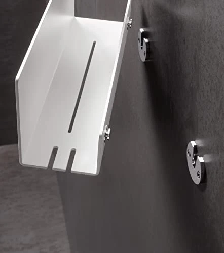 Keuco Wall Mounted Shwoer Shelf - Matte White - 24952510000 - Image 3