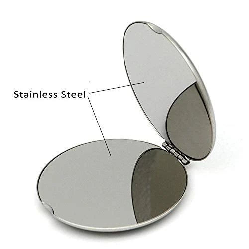 Blue Leaves 20th Birthday Gifts For Girls, Happy 20th Birthday For Bestie Sister Daughter BFF,Niece Stainless Steel Mirror - Image 2