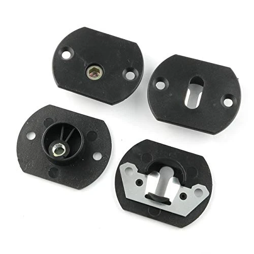 E-outstanding Sofa Pin Style Furniture Connector 4 Sets Black Sofa Couch Sectional Furniture Connector Pin Buckle Style Furniture Hardware Accessories - Image 2
