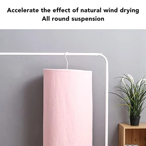Fdit Round Spiral Quilt Sheets Hanger Household Rack Balcony Tool Rotating Drying Hanger 5 Kg Of Weight Spiral Quilt Drying Hanger Tool Tool With Balcony Office Utensil For Circle Circular - Image 4