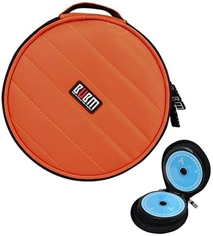 CD/DVD Portable Carry Wallet BUBM 32 CD Disc Capacity Waterproof Storage Case Compact And Easy To Store For Car Home And Travel Black - Image 9