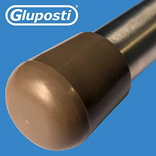 1β Beige Folding Chair Leg Caps (12 Pack) - Heavy Duty Nylon Chair End Caps, Non-Marring Round Hardwood Floor Protectors, Compatible Replacement Plugs For Metal And Padded Folding Chairs Tips (Beige) - Image 2