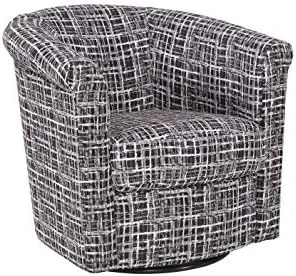 GRAFTON HOME Marvel Swivel Chair, 30D 30W 29H, Slate Splatter - Image 5
