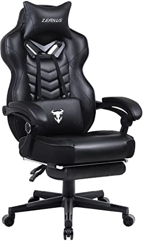 Purple Gaming Chair, Reclining Computer Chair With Footrest, High Back Gamer Chair With Massage, Large Computer Gaming Chair, Racing Style Desk Chair For Gaming, Big And Tall Gaming Chairs For Adults - Image 6