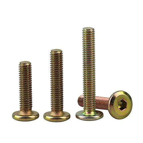 SZHKM 62PCS Furniture Bolts And Nuts, Crib Screws Hardware Replacement Kit,M6 Barrel Nuts For Cribs And Bunk Bed - Image 2