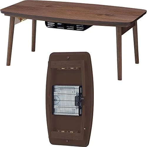 AZUMAYA ELFI-901OAK Folding Legs Kotatsu Heater Table, W36.0 X D20.0 X H14.5 Inches, Natural Wooden Material, Home And Living, Natural Oak Wooden Color - Image 10