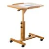 WYKDD Height Adjustable Mobile Laptop Stand Desk Rolling Cart, Height Adjustable From (Size : 50x70cm)