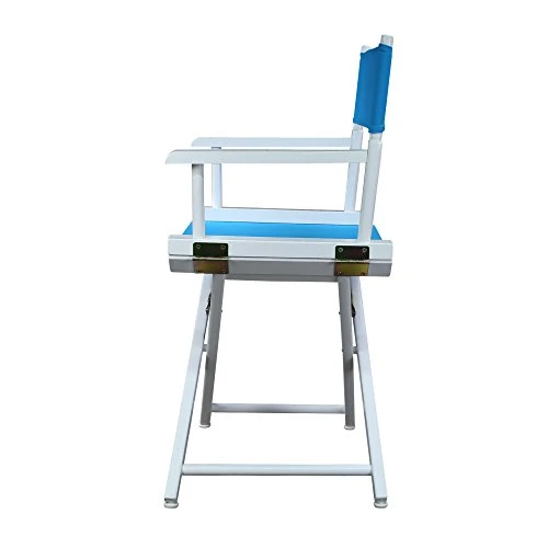 Casual Home 200-01/021-27 Director Chair 18" - Classic Height WhiteFrame/Turquoise Canvas - Image 3